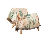 Ergocar Manta bohemia, mullida con borlas, fina y cómoda, de jacquard, suave y cálida, para viaje, sofá, dormitorio, sala de estar, oficina