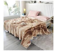 Ergocar Manta De Cubierta De Felpa Suave Artificial,Manta De Invierno, Felpa Gruesa y Cálida De Doble Cara,Manta Grande, Felpa Cómoda y Transpirable, Adecuada para Sofás, Camas, Viajes