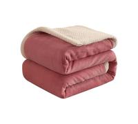 Ergocar Manta Grande De Felpa Suave Doble Cara Terciopelo Leche y Esponjosa Terciopelo Bebé Todas Las Estaciones Adecuada para Sofá o Cama