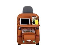 Ergocar Organizador Asiento Coche, Impermeable Protector de Asiento para Coche con Comedor Poseedor Bandeja, Multi-Bolsillo Organizador para Asiento Trasero de Coche, Organizador Coche Niños