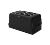 Ergocar - Organizador de maletero de coche, bolsas para maletero de coche, Oxford, 3 veces, tamaño plegable, gran capacidad, organizadores para auto/SUV/camión (negro, 40 l, sin bolsillos laterales)