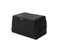 Ergocar Organizador Maletero Coche 1680D Oxford Cloth Trasero Almacenamiento Bolsa para Coche Múltiples Bolsillos Organizador para Auto/SUV/Camión/Coche (Negro, 30L Sin Bolsillos Laterales)