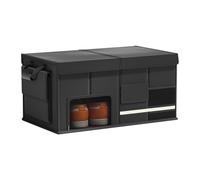 Ergocar Organizador De Maletero Tela Oxford Gran Capacidad Para Accesorios Interiores Coche, Bolsa Plegable Multicompartimento, Apto Para Autos, Suv, Camionetas y Automóviles