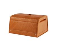 Ergocar Organizador Maletero Cuero Para Coche,Caja Almacenamiento, Contenedor Para Herramientas y Accesorios, Plegable, Con Tapa Magnética, Impermeable, Apto Para, Suv, Camioneta y Automóvil