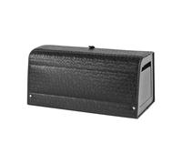 Ergocar Organizador Maletero Cuero Para Coche,Caja Almacenamiento, Contenedor Para Herramientas y Accesorios, Plegable, Con Tapa Magnética, Impermeable, Apto Para, Suv, Camioneta y Automóvil