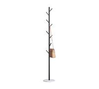 Ergocar Percha, 8 Ganchos De Metal, Soportes Para Perchas De Entrada y Un Perchero Con Base De Mármol, Utilizado Para Colgar Chaquetas, Sombreros, Bolsos, Abrigos