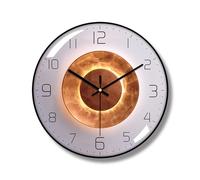 Ergocar Reloj De Pared Art Deco, Moderno Y Silencioso De Metal, Adecuado para Sala De Estar, Dormitorio, Sala De Estudio, Oficina