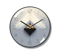 Ergocar Reloj De Pared Art Deco, Moderno Y Silencioso De Metal, Adecuado para Sala De Estar, Dormitorio, Sala De Estudio, Oficina