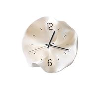 Ergocar Reloj De Pared, Art Deco Sin Ticking Sounds Modern Crystal Porcelana Dial Tridimensional Adecuado para Sala Estar,Dormitorio, Estudio, Decoración De La Oficina