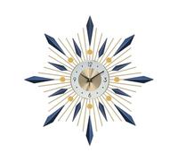 Ergocar Reloj de Pared Decorativo Grande de Metal, Elegante y Simple, Moderno y Silencioso sin Tictac para Cocina y Oficina