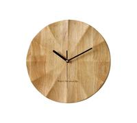 Ergocar Reloj De Pared, Diseño De Pared De Madera De Diseño Moderno De Madera Tranquila 30 Cm (11.81 Pulgadas) Adecuada para Sala De Estar, Dormitorio, Decoración De Paredes, Regalos De Edad Avanzada