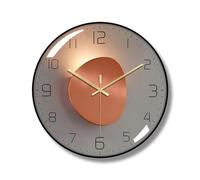 Ergocar - Reloj de pared moderno, silencioso y sin tictac, adecuado para sala de estar, dormitorio, sala de estudio, oficina