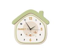 Ergocar Reloj De Pared Para La Decoración Del Hogar Cocina Salón Reloj Decorativo Con Diseño Casita Fácil Leer 40 Cm (15,74 Pulgadas) Mecanismo Silencioso Ideal Para La Cocina El Salón y El Dormitorio
