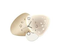 Ergocar Reloj De Pared Silencioso Estilo Nórdico Moderno Cerámica Cristalina Alta Definición, Resistente Al Agua, Funciona con Pilas Decorativo para Escuelas, Salones, Cocinas, Oficinas y Dormitorios