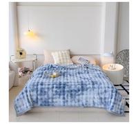 Ergocar Suave Grueso De Imitación De Piel De Conejo Burbuja Grande Manta De Felpa Para El Sofá, De Doble Cara De Felpa Cálida Manta Esponjosa,Cómodo y Transpirable 70.86x78.74 Inches(About 180x200 Cm)