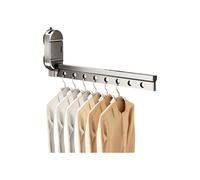 Ergocar Tendedero Para Ropa Plegable Con Doble Ventosa Para Montar En La Pared Que Ahorra Espacio Ideal Para Balcones, Lavaderos, Dormitorios y Habitaciones