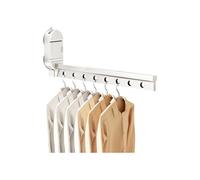 Ergocar Tendedero Para Ropa Plegable Con Doble Ventosa Para Montar En La Pared Que Ahorra Espacio Ideal Para Balcones, Lavaderos, Dormitorios y Habitaciones