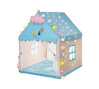 Ergocar Tienda Campaña Infantil Niña, Casitas Infantiles Jardin con Bolas de Colores & Luces de Estrella, Ensueño Carpa, Castillo Princesas Interior, Cabañas para Niños, Cumpleaños Regalos