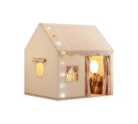 Ergocar Tienda De Interior La Tienda Interior para Niños con Cojines, Luces Bola, Nubes, Mariposas, Adecuadas Decoración La Sala Regalo Cumpleaños para Niños y Niñas