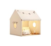 Ergocar Tienda Infantil con Puertas Dobles y Múltiples Ventanas Espacio Independiente con Banderas Colores y Luces En Forma De Estrella Apto para Niños Pequeños, Niños y Niñas