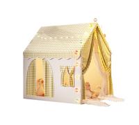 Ergocar Tienda Infantil para Interior y Exterior con Doble Puerta Castillo Bola Luminosa Bandera Colorida Nube y Estrella Ideal para Niños Pequeños Niños y Niñas