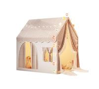 Ergocar Tienda Infantil para Interior y Exterior con Doble Puerta Castillo Bola Luminosa Bandera Colorida Nube y Estrella Ideal para Niños Pequeños Niños y Niñas
