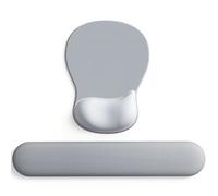 ErgoComfort - Alfombrilla de gel para mouse con reposamuñecas, ergonómica, con soporte para la muñeca, antideslizante, accesorios de escritorio de diseño para decoración del hogar y juegos