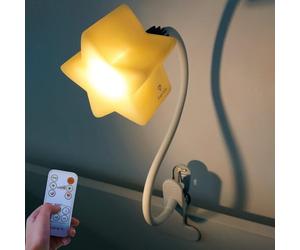 Ergojojo Luz LED con clip, regulable, esencial para recién nacidos, luz nocturna, una lámpara única para bebé, lámparas de noche, accesorios de dormitorio, luz de lectura y lámpara de escritorio