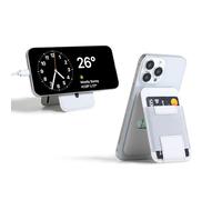 ergomi Hera - Cartera magnética con bisagra - Familia, Gris, Cartera para teléfono