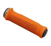 Ergon GDH Empuñaduras Fat con GravityControl, Caucho Naranja Juicy