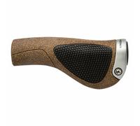 Ergon GP1 BioKork Empuñaduras Ergonómicas, Grandes, Negro, Aro De Montaje