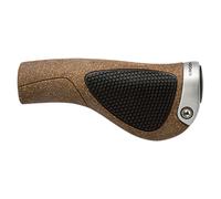 Ergon GP1 BioKork Empuñaduras Ergonómicas, Grandes, Negro, Aro De Montaje