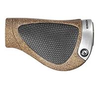 Ergon Puños de manillar corcho p. cambios giratorios GP1 BioKork Gripshift negro L