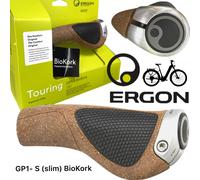 Ergon GP1-S Grips de Manillar Ergonómicos de Bio Corcho City Tour Ebike