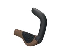 Ergon GP5 Evo BioCork Mangos Para Manillar Lock-On, Grande, Negro/Tan