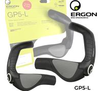Ergon GP5 - Manoplas para Bicicletas, Color Negro, Talla L