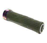 Ergon Grips Technical-GE1 EVO Factory Verde Frozen Moss/Collares Oil Slick Mango de Bicicleta Adulto Unisex Talla Única