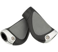 Ergon - Empuñaduras de bicicleta GP1 con cierre | compatibles con Gripshift | para bicicletas de turismo y MTB | negras | pequeñas