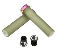 Ergon Grips Technical-GD1 EVO Slim Factory Verde Moss Frozen/Collares Oil Slick Mango de Bicicleta Adulto Unisex Talla Única