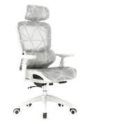 Ergonomic Chair Lumbar Support Suitable Home Office Reclining Chair Backrest Chairs Comfortable Long Periods Sitting Computer Gaming Chairs(Gray No Footrests)