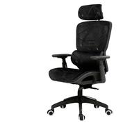 Ergonomic Chair Lumbar Support Suitable Home Office Reclining Chair Backrest Chairs Comfortable Long Periods Sitting Computer Gaming Chairs(Black No Footrests)