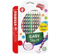 Ergonomic Colouring Pencil - STABILO EASYcolors - Right-Handed - Pack of 12 - Sp