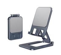 Ergonomic Exceptional Adjustable Cell Phone Stand Holder Desk Dock Mount 180 Dual-axis Folding Modern