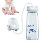 Ergonomic Feeding Frame - Pressure Relief Guard, Quality Material with Weighted Straw, Infant Sippy Container for Home Bedroom, Nursery Accessory Materials, Durable Sucking Plate for Living Room