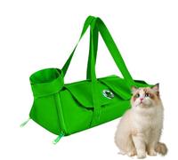 Ergonomic Foldable Cat Bag Carrier, Anti-Scratch Nylon Pet Carrier For Walking, Travel, And Vet Visits Nylon Cat Carrier Bag, Ergonomic And Foldable Design, Anti-Scratch Pet Carry Bag For Travel, Walk