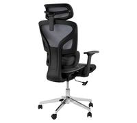 Ergonomic High Back Office Chair - Breathable Mesh, Dynamic Lumbar Support, 3D Adjustable Armrests, Adjustable Headrest, Reclining Back, 360° Swivel, Smooth Rolling Wheels, 350 lbs Weight Limit