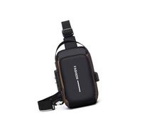 Ergonomic Mens Crossbody Messengers Bag with Invisible Zipper Organizational Compartments City Lifestyle Accessory Men's Crossbody Bag