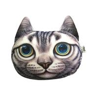 Ergonomic Neck Support, Cute Cat Car Pillow, Universal Headrest with Memory Foam, Travel Collar Cushion, Car Seat Support with Soft Cover, Neck Pillow for Kids and Adults