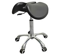 Ergonomic Saddle Stool,Rolling Adjustable Saddle Chair,Anti Static Dental Stool,Wide Chair Surface,360 ° Rotation,For Home, Dental, Salon, Office, LJJY-KK