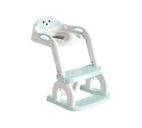 Ergonomic Toddler Potty Training Toilet Seat Adjustable Height 10 Gear Slip Resistant Steps Safety Handle Unisex Arched Design Toddler Potty Training Stool